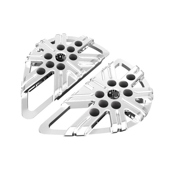 Arlen Ness 10-Gauge Passenger Floorboards Chrome Softail/Dyna