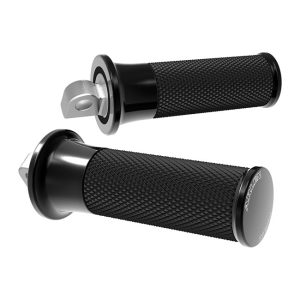 Arlen Ness Fusion Foot Pegs Smooth Black