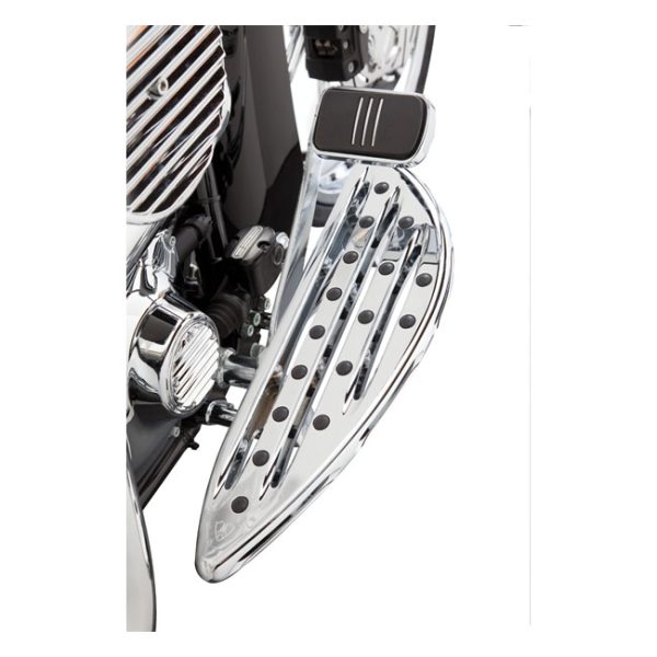 Arlen Ness 83-17 Deep Cut Rider Floorboards Chrome
