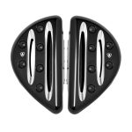 Arlen Ness Deep Cut Passenger Floorboards Black FLHX