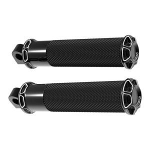 Arlen Ness Beveled Fusion Foot Pegs Black