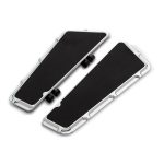 Arlen Ness Fusion Beveled Rider Floorboards Chrome