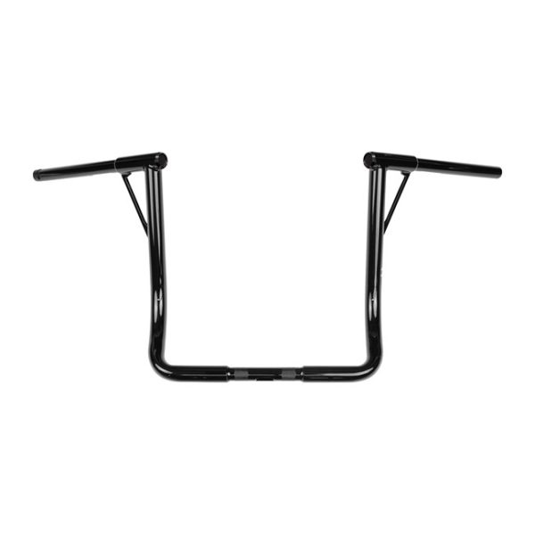 Burly 1-1/4 Louie B Handlebars 16" Rise Black