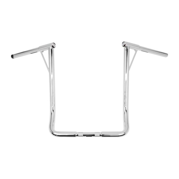 Burly 1-1/4 Louie B Handlebars 19" Rise Chrome