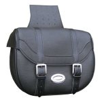 Longride Universal Iparex Saddlebags CIL2037 Black Smooth