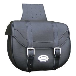 Longride Universal Iparex Saddlebags CIL2037 Black Smooth