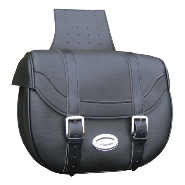 Longride Universal Iparex Saddlebags CIL2037 Black Smooth