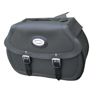 Longride Universal Iparex Saddlebags CIL138 Black Smooth