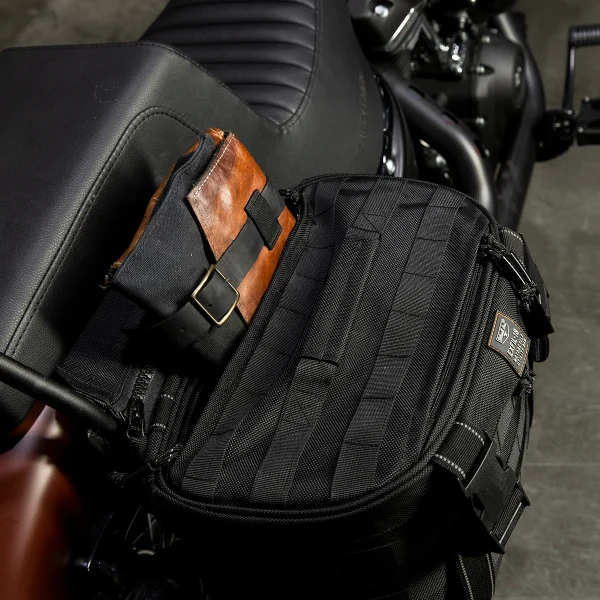 Biltwell EXFIL-18 Throw-Over Saddlebags Black