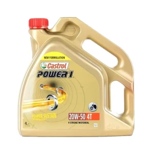 Castrol 15049B Power 1 20W50 Mineral 4L 4T Engine Oil