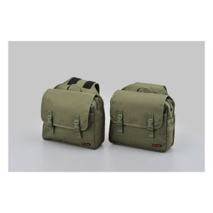 Daytona HenleyBegins Throw-over Khaki Saddlebag Set 20L