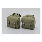 Daytona HenleyBegins Throw-over Khaki Saddlebag Set 30L