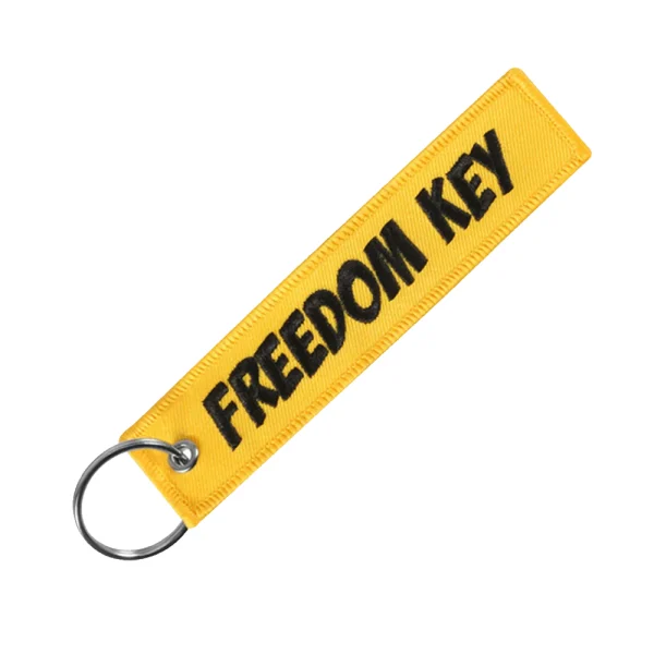 Freedom Key Yellow Key Tag