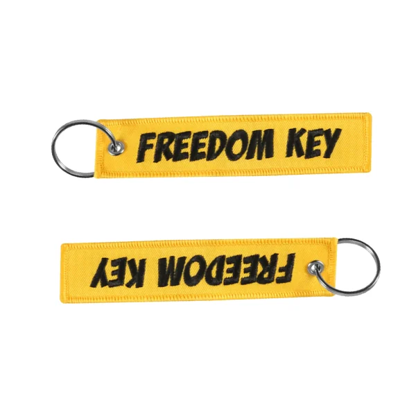 Freedom Key Yellow Key Tag