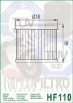 Hiflo HF110 Õlifilter