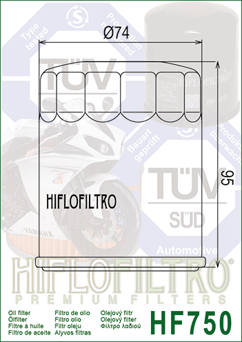 Hiflo HF750 Õlifilter