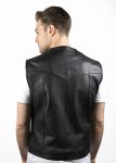 John Doe MC Outlaw Leather Vest Black