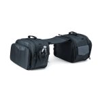 Kuryakyn Momentum Outrider Throw-Over Saddlebags Black