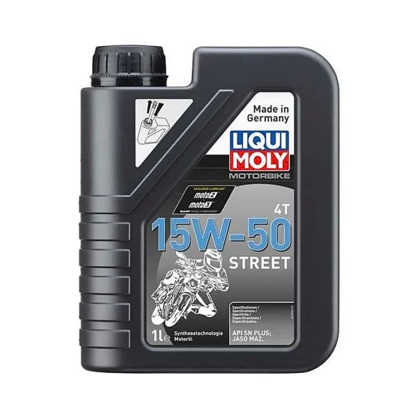 Liqui Moly Street 15W50 Semi-Synthetic 1L 4T Engine Oil