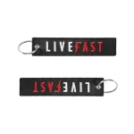 Live Fast Key Tag