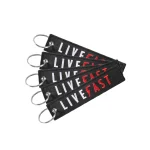 Live Fast Key Tag