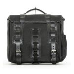 Longride Classic Waxed Cotton Saddlebag Black