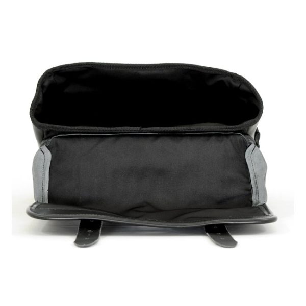 Longride Classic Waxed Cotton Saddlebag Black