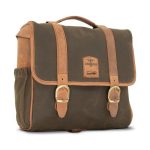 Longride Classic Waxed Cotton Saddlebag Khaki