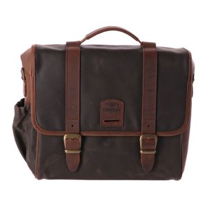 Longride Click-on Classic Saddlebag Waxed Cotton Khaki