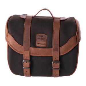 Longride Click-on Retro Saddlebag Waxed Cotton Khaki