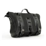 Longride Old Chopper Waxed Cotton Saddlebag Black Universal