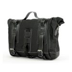 Longride Old Chopper Waxed Cotton Saddlebag Black Universal