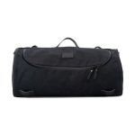 Longride Roll Bag Waxed Cotton Wide Black Wax