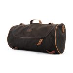 Longride Roll Bag Waxed Cotton Wide Khaki Wax