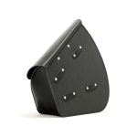 Longride Swingarm Bag Smooth Black Leather 7L