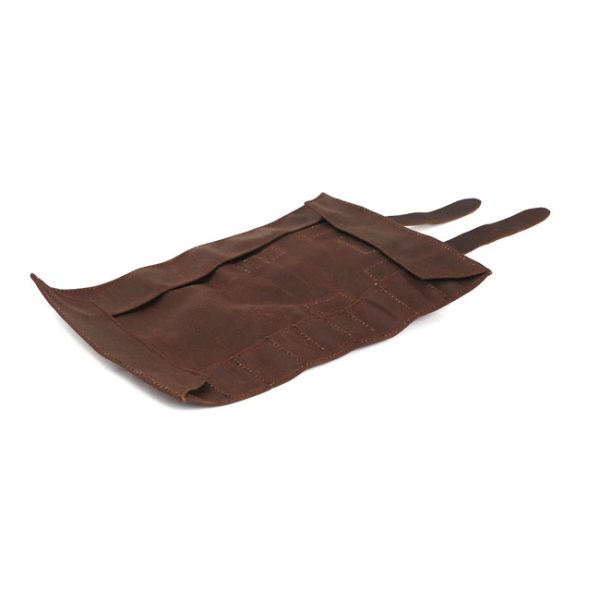 Longride Tool Roll Bag Waxed Cotton Brown