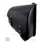 Longride XL Sportster Frame Bag Smooth Black XL
