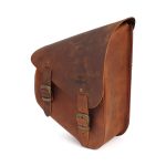 Longride XL Sportster Swingarm Bag Smooth Brown