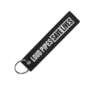 Loud Pipes Save Lives Key Tag