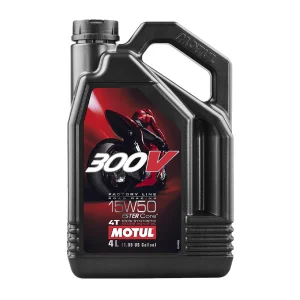 Motul 300V Factory Line 15W50 Synthetic 4L 4T Engine Oil