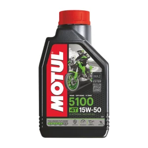 Motul 5100 15W50 Semi-Synthetic 1L 4T Engine Oil