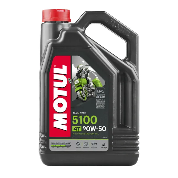 Motul 5100 20W50 Semi-Synthetic 4L 4T Engine Oil