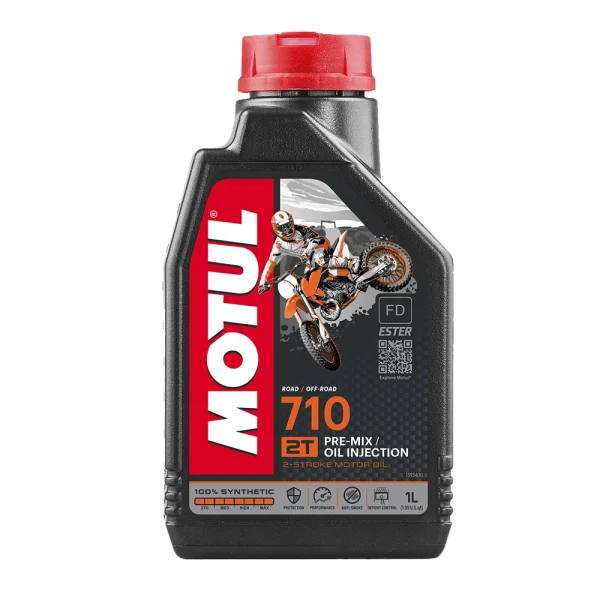 Motul 710 Synthetic 1L 2T Engine Oil