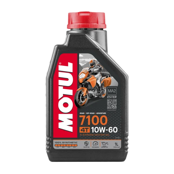Motul 7100 10W60 Synthetic 1L 4T Engine Oil