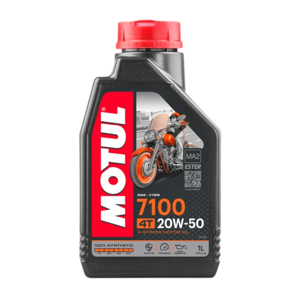 Motul 7100 20W50 Synthetic 1L 4T Engine Oil