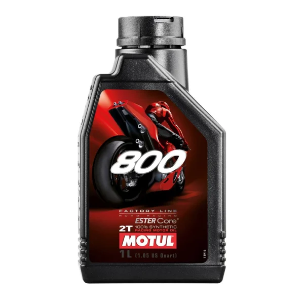 Motul 800 Factory Line On Road Synthetic 1L 2T Engine Oil