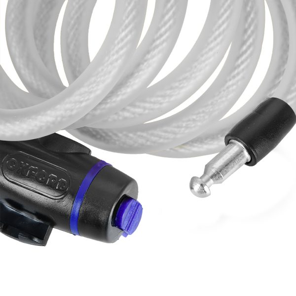 Oxford 12mm x 1800mm Clear Cable Lock