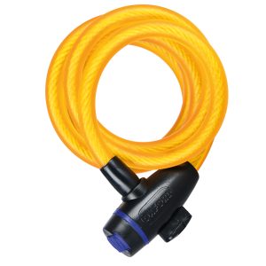 Oxford 12mm x 1800mm Yellow Cable Lock