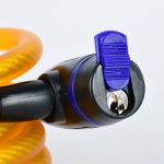 Oxford 12mm x 1800mm Yellow Cable Lock