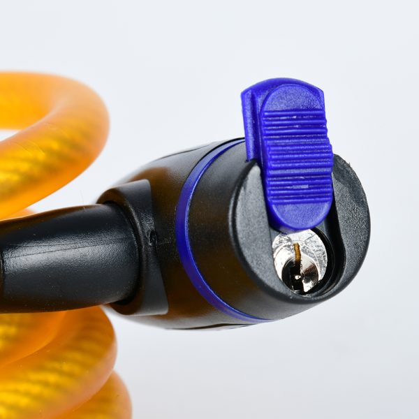 Oxford 12mm x 1800mm Yellow Cable Lock